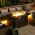 thumbnail image 1 of Mondawe 44inch Outdoor Fire Pit Table, Propane Fire Table with Ceramic Tabletop Gas Fire Table, 1 of 8