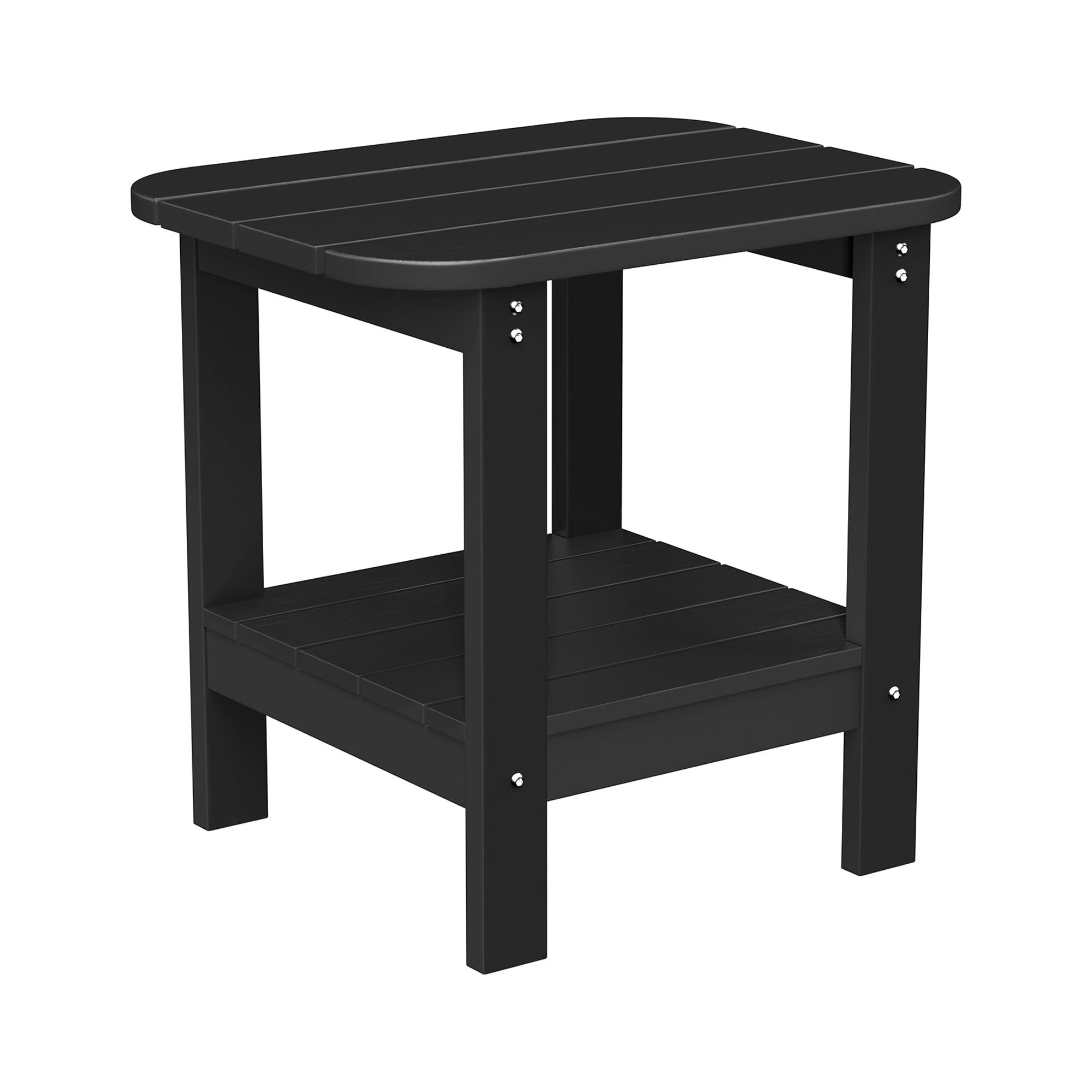 Yangming End Table, Modern Round Coffee Table, Metal Large Side Table