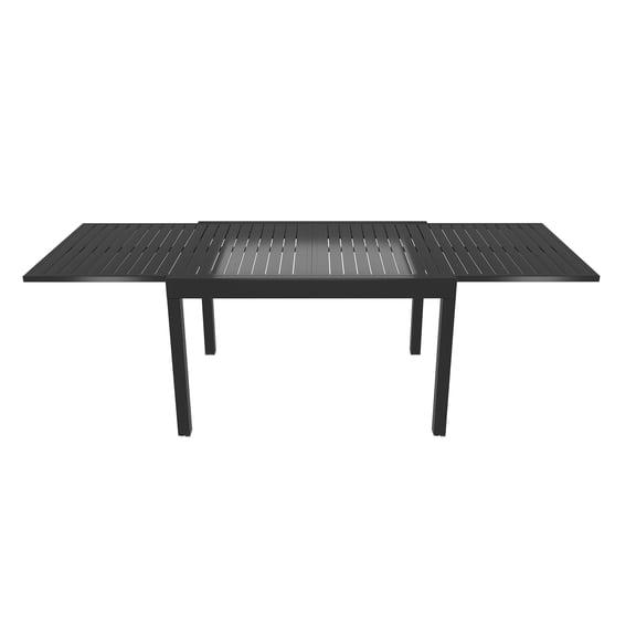 Mondawe Aluminum Table 53"- 106" Extendable Dining Table