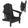 Mondawe Folding Adirondack Chair, Fire Pit Chair with Widened Armrests