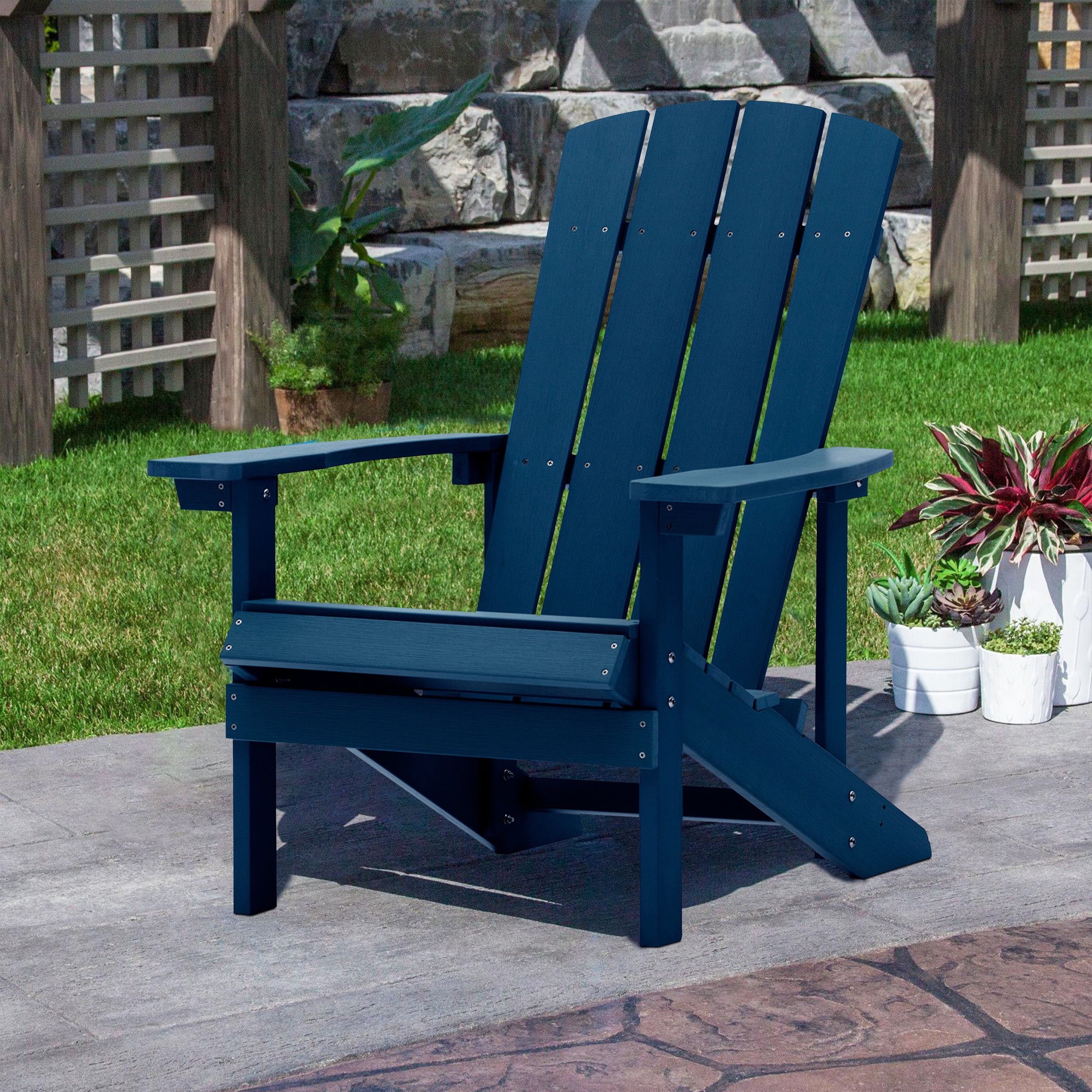 Mondawe Folding Adirondack Chair Fire Pit Chairs Weather Resistant for Patio Porch Deck Pool Garden Supports up to 300 lbs Coffee Walmart