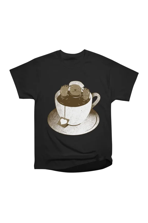 Monday Bath Sloth Coffee T-Shirt Tee Gift For Him Merch For Her Apparel For Friend