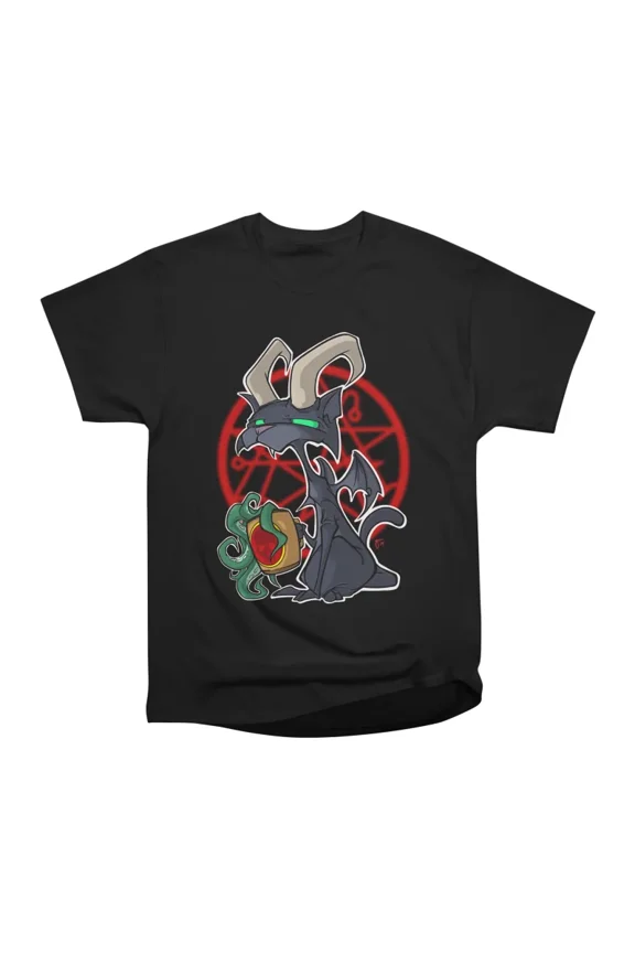 Monday Demon Cat T-Shirt Tee Gift For Him Merch For Her Apparel For Friend