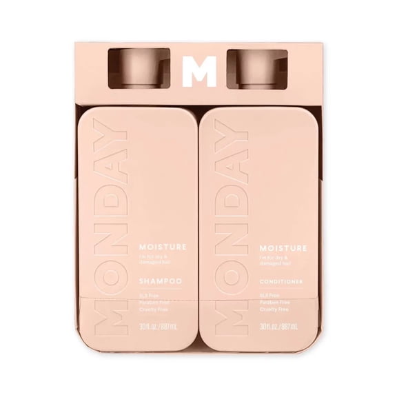 Monday Haircare Moisture Shampoo & Conditioner Set 30 oz Pump Bottles