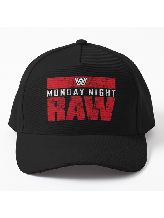 Monday Night RAW Baseball Hat, Wrestling Fan Graphic Design, Classic Everyday Cap