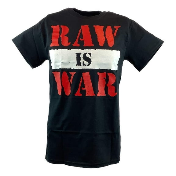 Monday Night Raw Is War WWF Attitude Era Mens Black T-shirt XL