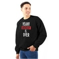 thumbnail image 1 of Monday Over Happy Fun Awesome Celebrate Unisex Plus Fleece Graphic Sweatshirt Brisco Brands 2X, 1 of 5