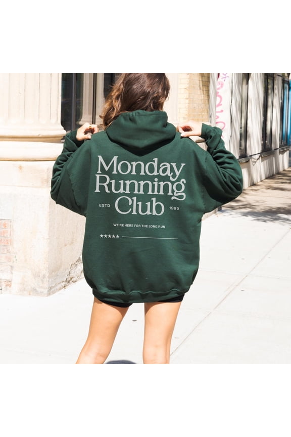 Monday Running – Cozy T-Shirt, Marathon Pullover, Runner Gift, Slow Joggers Apparel, Athle