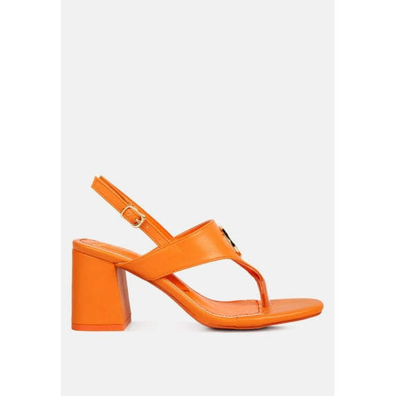 Monde Block Heel Thong Sandals