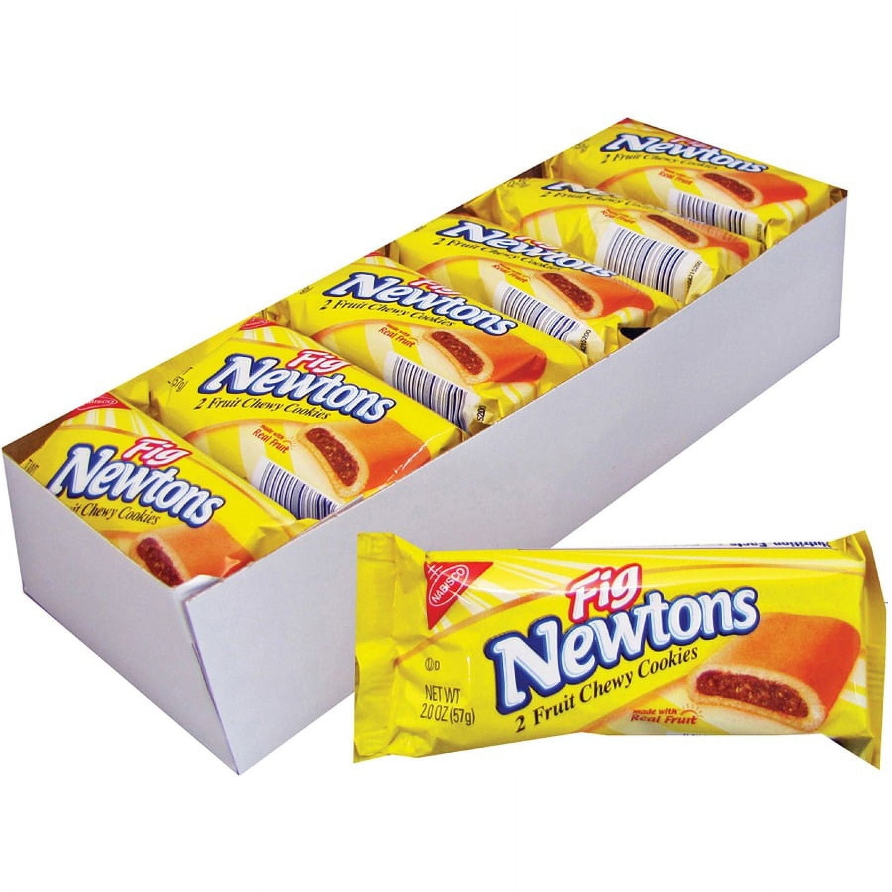 Nabisco Fig Newtons Fruit Chewy Cookies - Fruit - 2.01 oz - 12 / Box Nabisco Fig Newtons Fruit Chewy Cookies - Fruit - 2.01 oz - 12 / Box