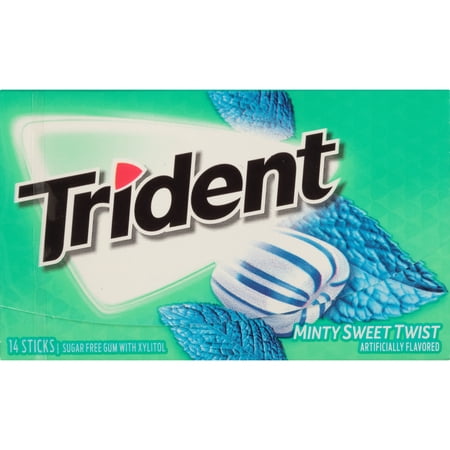 Mondelez Global Trident Minty Sweet Twist, 14 ct (Pack of 20)