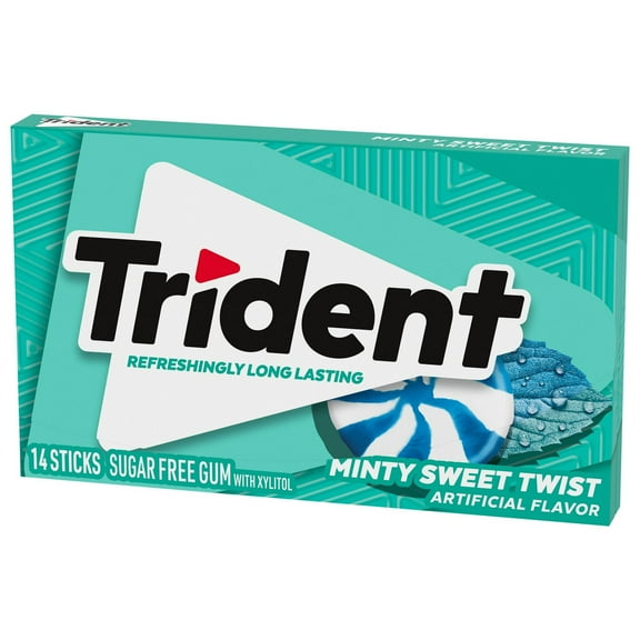 Mondelez Global Trident Minty Sweet Twist, 14 ct