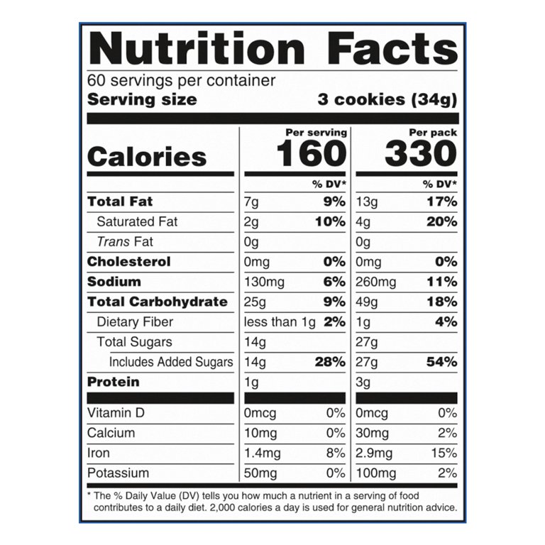Oreo Chocolate Sandwich Cookies, 2.4 Ounce (Pack of 120) - Walmart.com