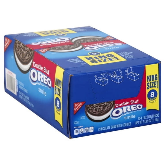 Mondelez Oreo Double Stuf Cookies, 10 Each
