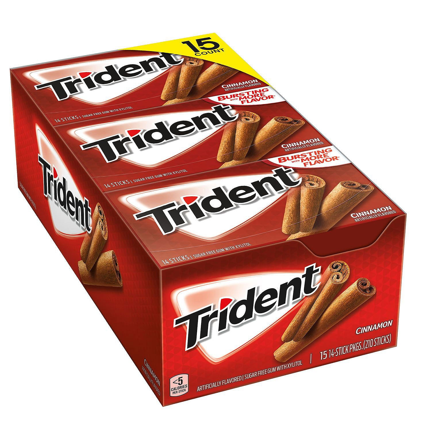 Mondelez Trident Gum, 15 ea