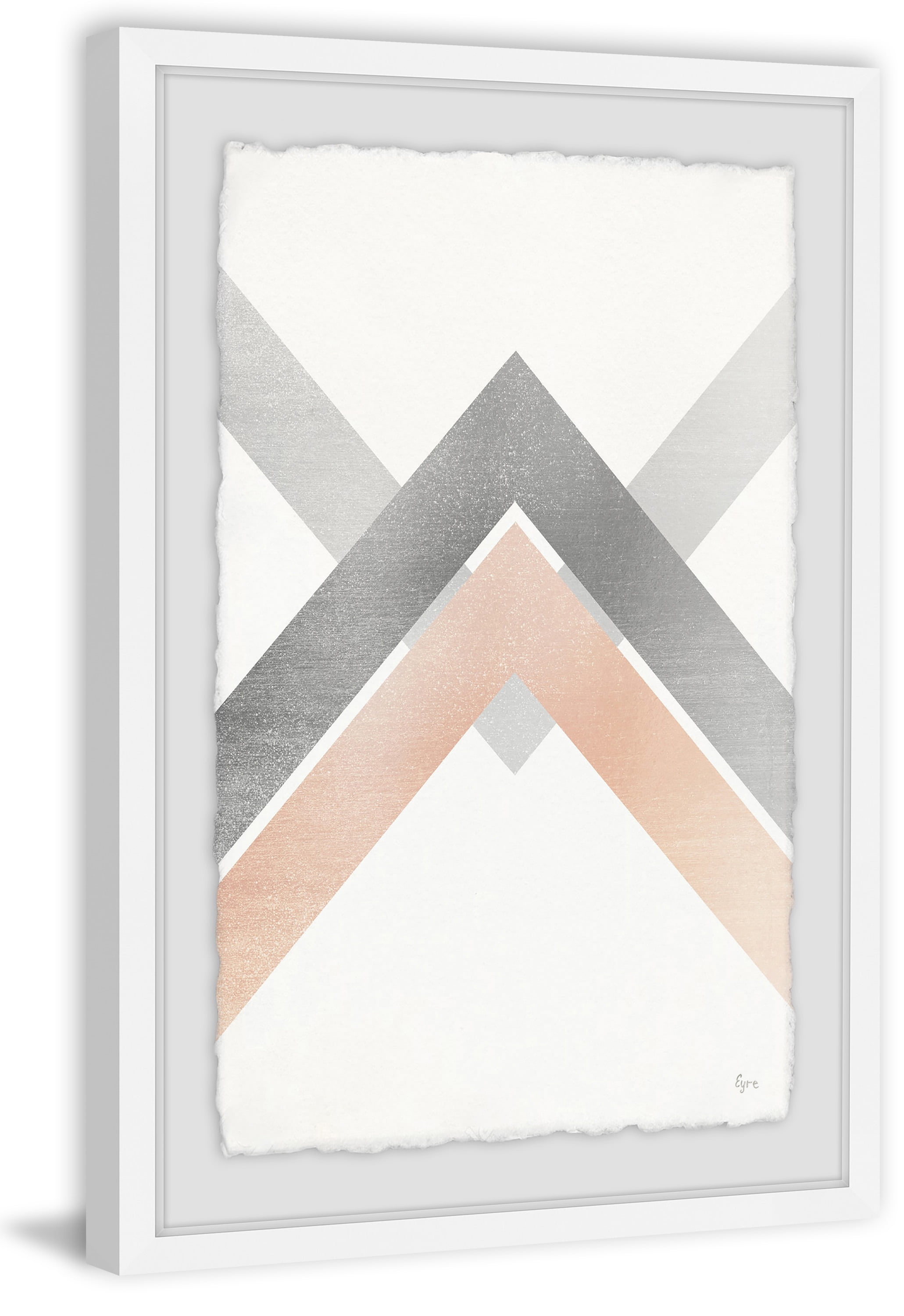 Mondes Divises Framed Painting Print