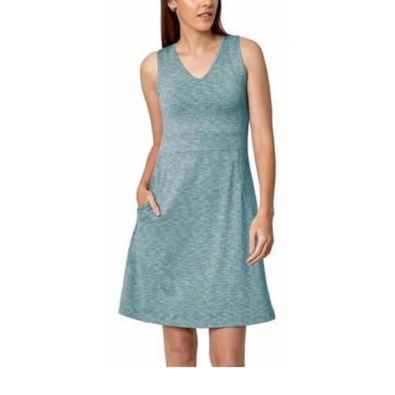 Mondetta Active Sleeveless Dress Side Pockets, Built In Bra E51 (Artic, Medium). Item 1581976