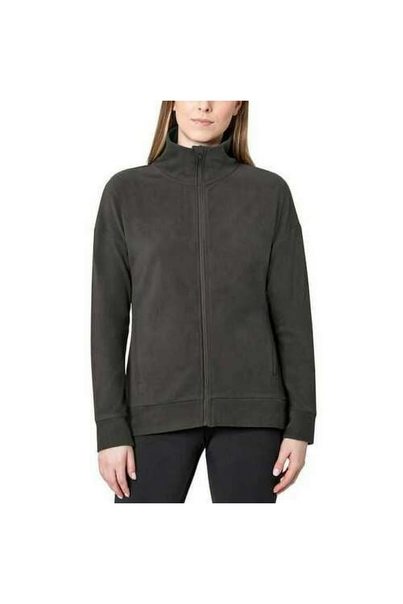 Cozy Full Zip Jacket Small Burnt Olive with Pockets