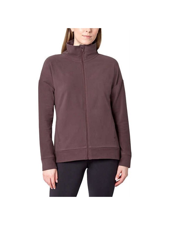 Cozy Full Zip Women's Jacket Berry Flint Large