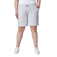 thumbnail image 1 of Mondetta Ladies' Performance Bermuda Short - Light Gray Combo Medium, 1 of 4