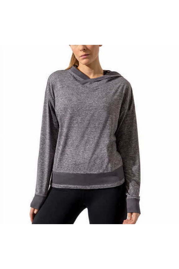 Ladies' Soft Hoodie (Charcoal Melange, X-Small)