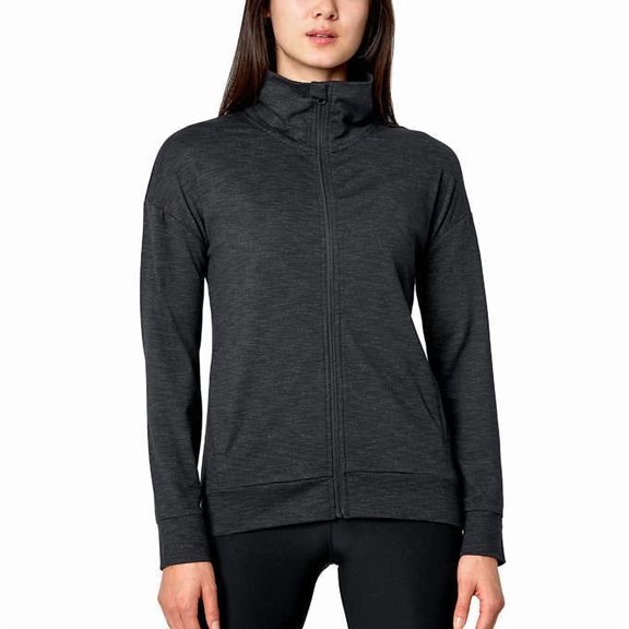 Mondetta Ladies' Space Dye Jacket, Black XL