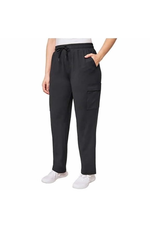 Ladies' Straight Leg Cargo Pant Black, Large