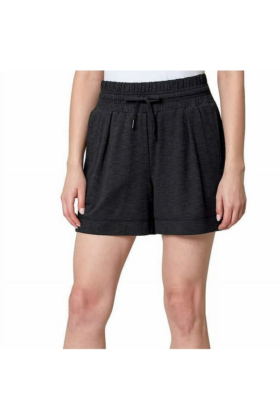 Ladies' Walking Short, Black Combo, Large