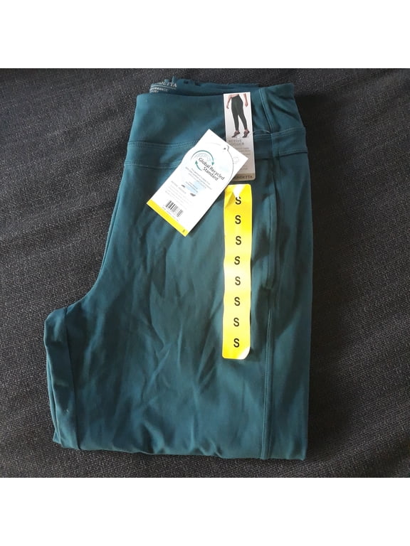 MPG Ladies Cozy Knit Jogger Side Pockets Moisture Wicking Size: S, Color: Deep Teal