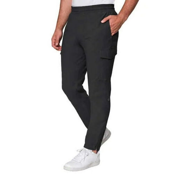 Mondetta Men’s Tech Cargo Pants, Black Large