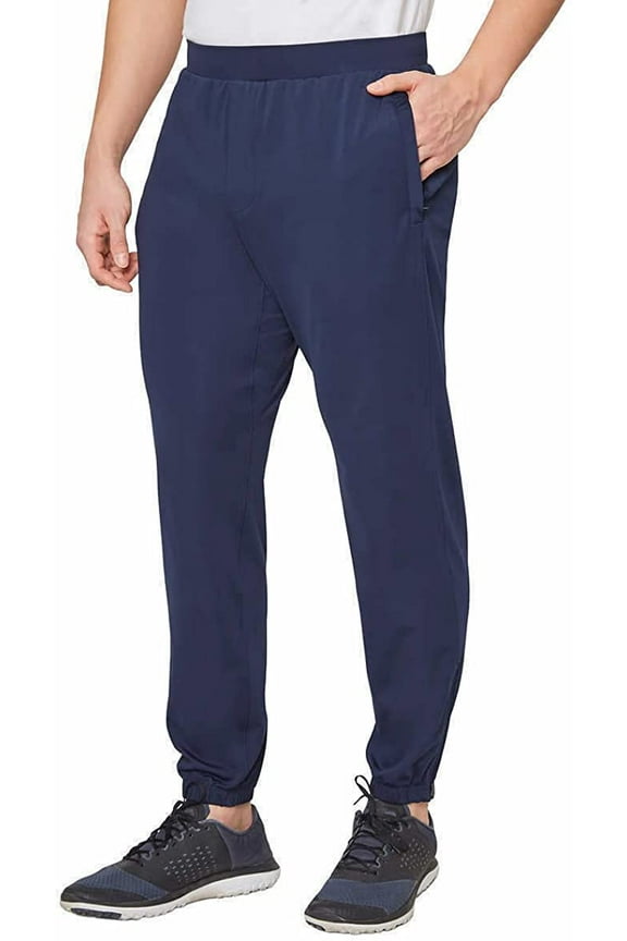 Outdoor Project Men Size Medium, Performance Stretch Jogger Pant, Blue