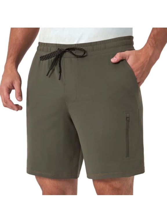 Outdoor Project Men's Performance Active Short with Pockets (US, Alpha, Small, Regular, Regular, Green)