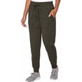 thumbnail image 1 of Mondetta Women's Brushed Peached Melange Jogger Pant with Pockets Olive Night Small, 1 of 2