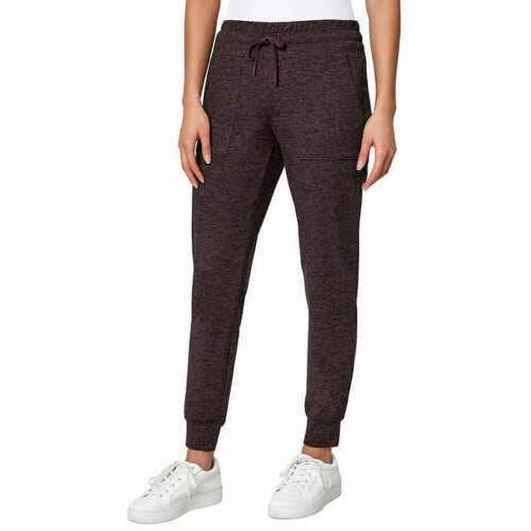 Mondetta Women's Brushed Peached Melange Jogger Pant with Pockets