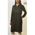thumbnail image 1 of Mondetta Women's Collared Long Sleeve Knit Dress Black M, 1 of 2