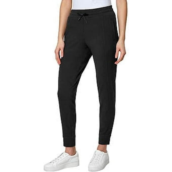 Mondetta Women's Cozy Fleece Jogger (Black, 2X)