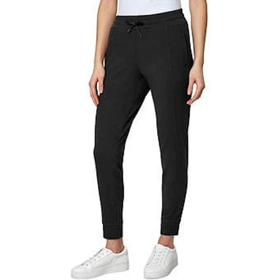 Mondetta Women's Cozy Fleece Jogger (Black, 2X)