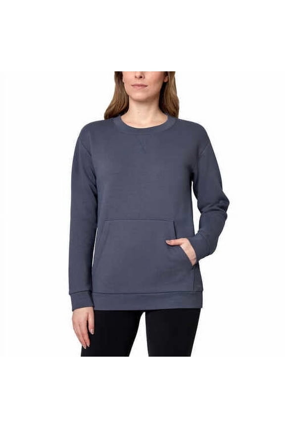 Women's Everyday Soft Relaxed Fit Crewneck Sweatshirt Blue Small NWT
