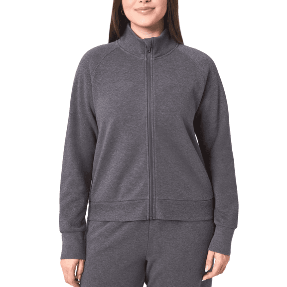 Mondetta Women's Fleece Full-Zip Jacket Purple XXL