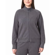 Mondetta Womens Fleece Full-Zip - Purple - XS