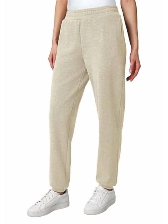 Women's Heathered Fleece Jogger XXL Irish Cream