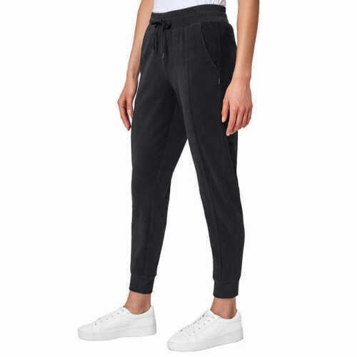 Mondetta Women's High Waist Active Pants Side Pockets Soft Fleece