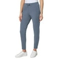 thumbnail image 1 of Mondetta Women's High Waist Active Pants Side Pockets Soft Fleece Joggers-Blue / 3X, 1 of 8