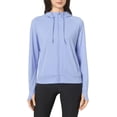 thumbnail image 1 of Mondetta Women's Moisture Wicking Lightweight Full Zip Hoodie Jacket with Thumbholes (XX-Large/Purple), 1 of 4