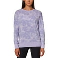 thumbnail image 1 of Mondetta Women's Printed Crewneck Active Sweatshirt Size: M, Color: Purple, 1 of 4