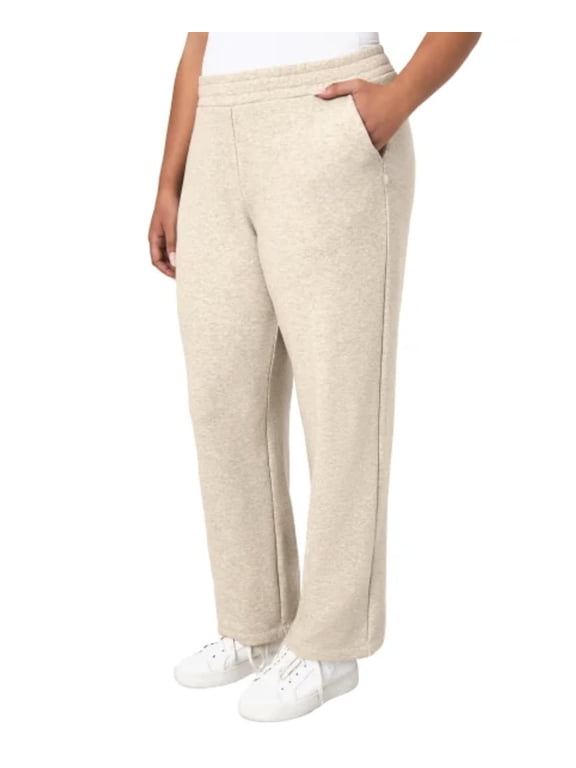 Women's Pull On High Waisted Fleece Pant (US, Alpha, Large, Regular, Regular, Tan)