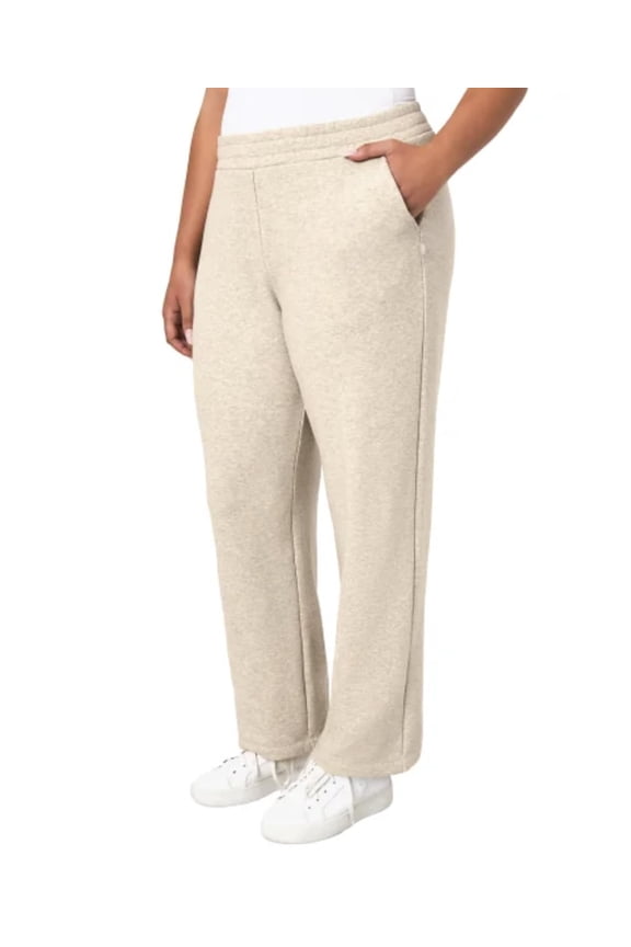 Women's Pull On High Waisted Fleece Pant (US, Alpha, Large, Regular, Regular, Tan)
