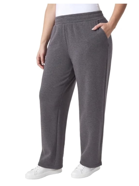 Women's Pull On High Waisted Fleece Pant (US, Alpha, Medium, Regular, Regular, Purple)