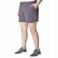 thumbnail image 1 of Mondetta Women's Woven Shorts (Purple Charcoal, XX-Large), 1 of 5