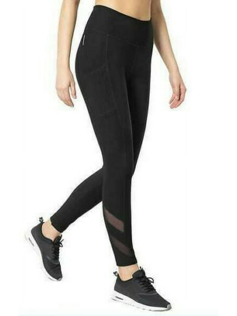 Mondetta Women's High Waisted Mesh 4-Way Stretch Sports Yoga